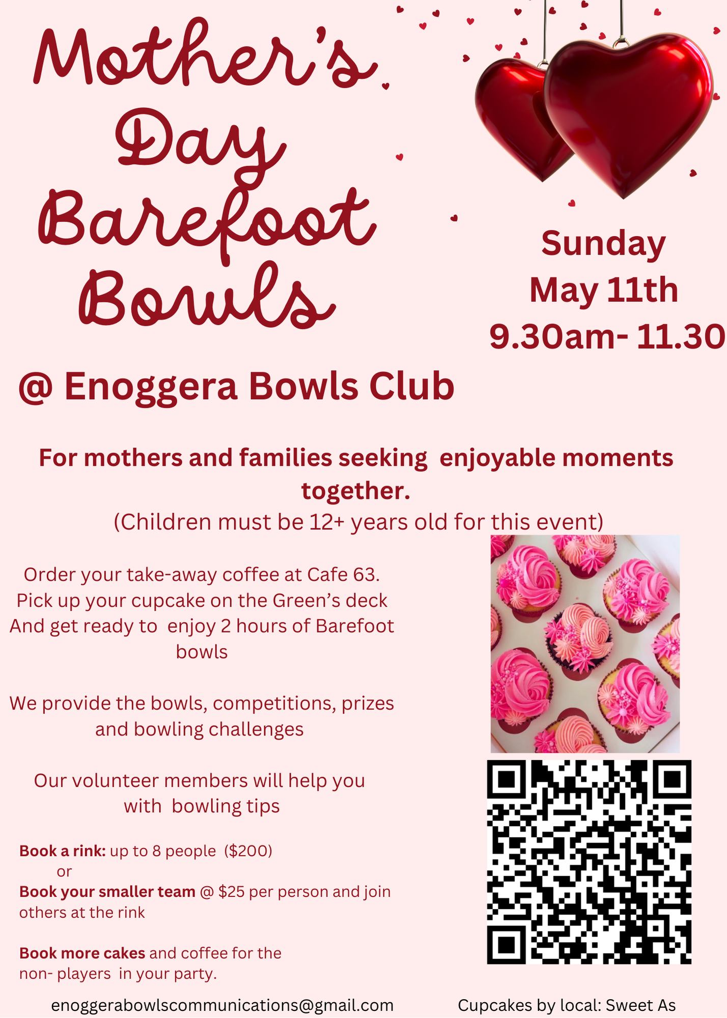 Mother’s Day Barefoot Bowls
